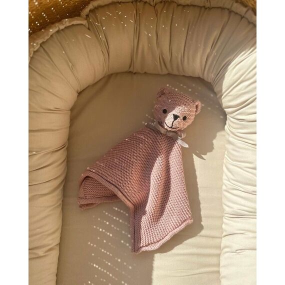 Vanilla Copenhagen - Cuddle Cloth Teddy - Misty Rose - 30 x 30 cm (CUDT7623) / Baby and Children