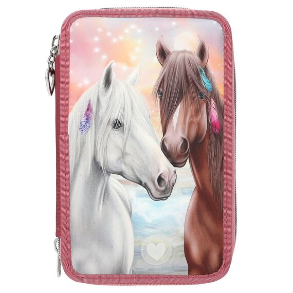 Miss Melody - Triple Pencil Case LED - Rust-colored / Toys |  Techbox