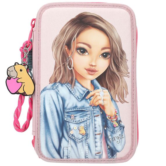 Topmodel - TOPModel Triple Pencil Case Capybara - Rose / Toys |  Techbox