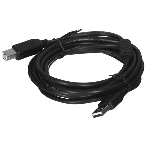 Gembird 3m USB 2.0 A/B M USB cable USB A USB B Black - USB Cables - Cables & Adapters - Techbox