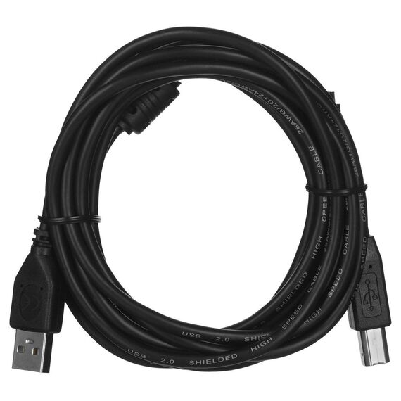 Gembird 3m USB 2.0 A/B M USB cable USB A USB B Black - USB Cables - Cables & Adapters - Techbox