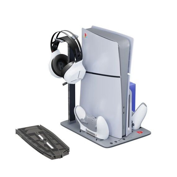 iMP Tech - DLX+LED Multi Function Charge and Cool Stand - 30th Anniversary Limited Edition - Grey / PlayStation 5