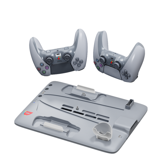iMP Tech - DLX+LED Multi Function Charge and Cool Stand - 30th Anniversary Limited Edition - Grey / PlayStation 5