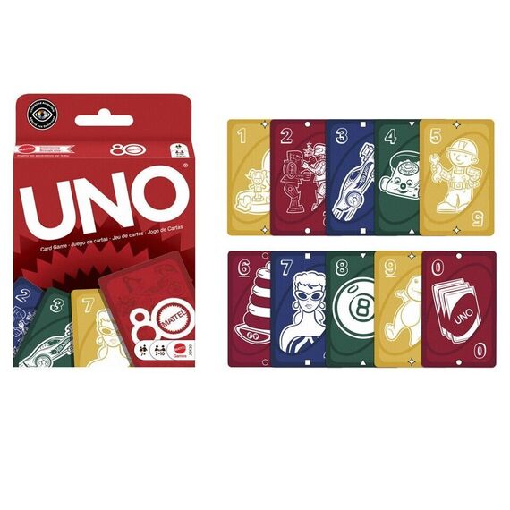 Mattel Games - UNO 80th Ruby Red (JGK30) / Toys - Board Games - Various - Techbox