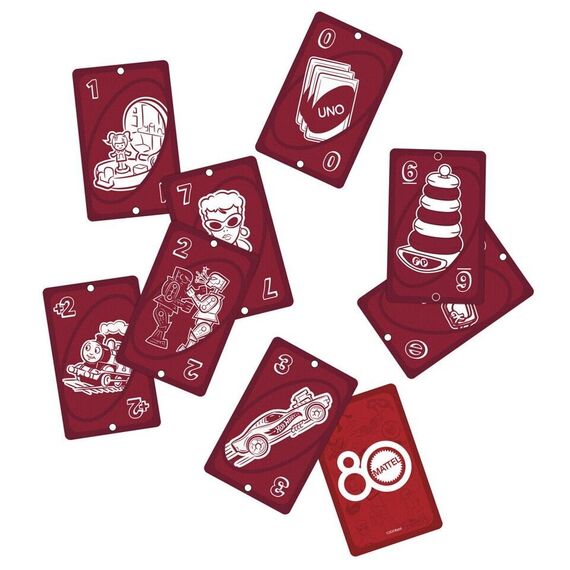 Mattel Games - UNO 80th Ruby Red (JGK30) / Toys - Board Games - Various - Techbox