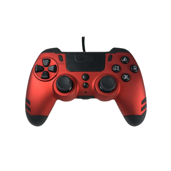 STEELPLAY - MetalTech Wired Controller - RED / PlayStation 4