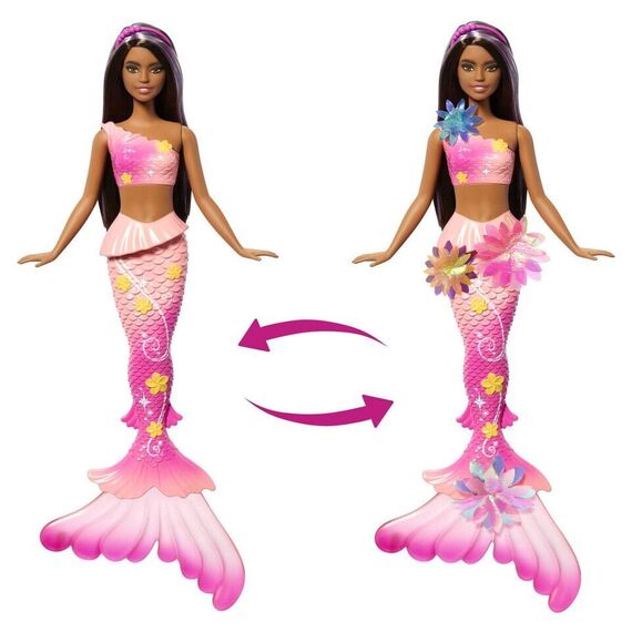 Barbie - Blooming Magic Black Mermaid Doll (JDM73) / Toys - Dolls - Collectibles - Techbox