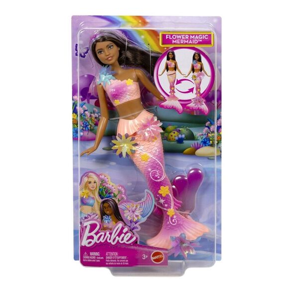 Barbie - Blooming Magic Black Mermaid Doll (JDM73) / Toys - Dolls - Collectibles - Techbox
