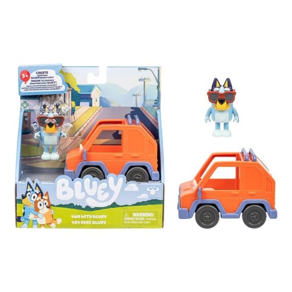Bluey - Basic Vehicle - 4WD with Bluey / Toys