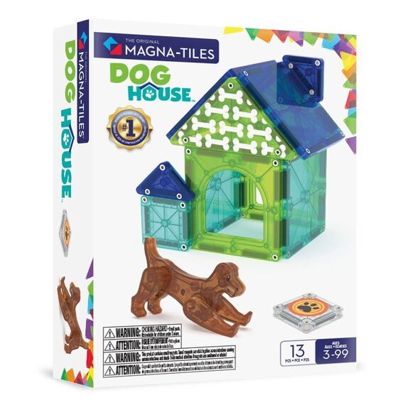 MAGNA-TILES - Dog House 13 pcs (90356) / Toys