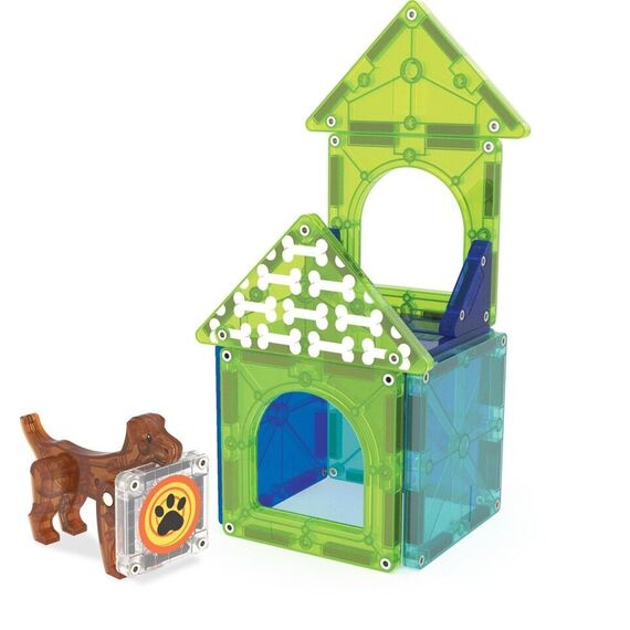 MAGNA-TILES - Dog House 13 pcs (90356) / Toys