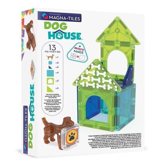 MAGNA-TILES - Dog House 13 pcs (90356) / Toys