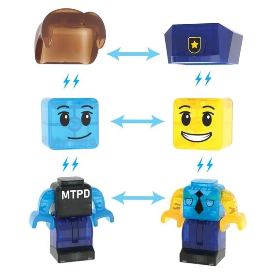 MAGNA-TILES - Police Station 36 pcs (90352) / Toys