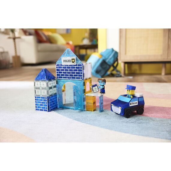 MAGNA-TILES - Police Station 36 pcs (90352) / Toys