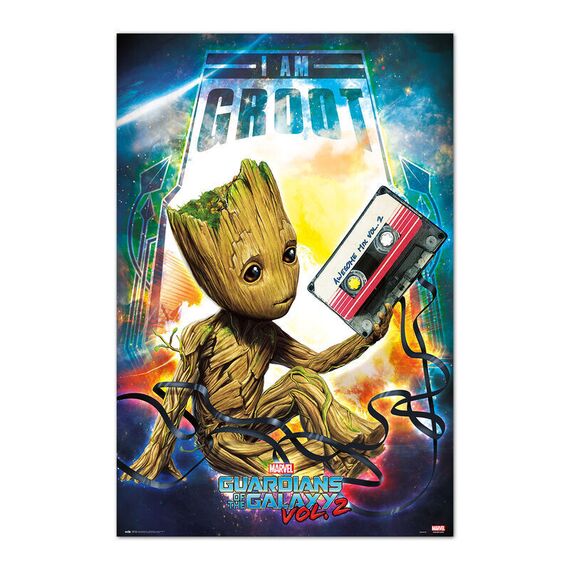 Marvel Guardians of the Galaxy 2 Groot poster |  Techbox
