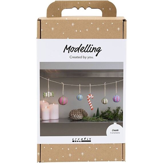 Craft Kit Modelling - Pulp Christmas figures - assorted colours (977839) / Toys
