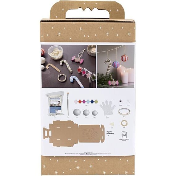 Craft Kit Modelling - Pulp Christmas figures - assorted colours (977839) / Toys
