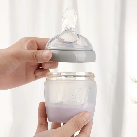 Haakaa - Gen. 3 Silicone Feeding Spoon Bottle - Grey - 160 ml / Baby and Children