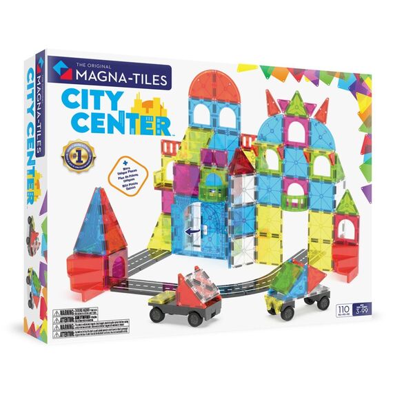 MAGNA-TILES - City Center 110 pcs. (90364F) / Toys