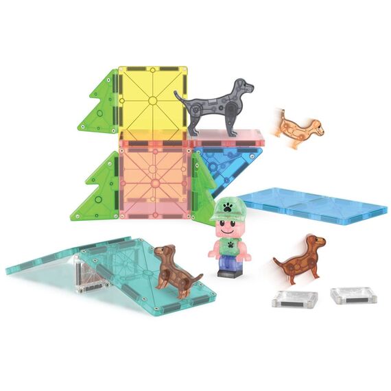 MAGNA-TILES - Doggy Daycare 27 pcs (90355) / Toys