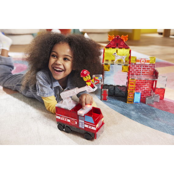 Magna Tiles - Fire Station™ 50 Piece Set (90359) / Toys