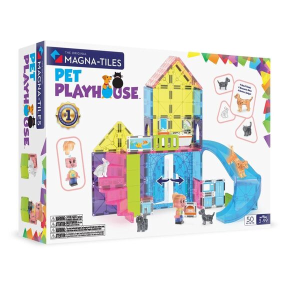 Magna-Tiles - Pet Playhouse  50 pcs. (90354F) / Toys