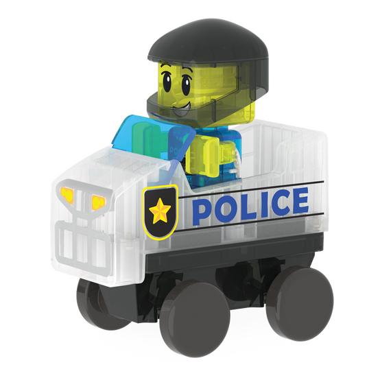 Magna Tiles - Police Patrol™ 20 Piece Set (90353) / Toys