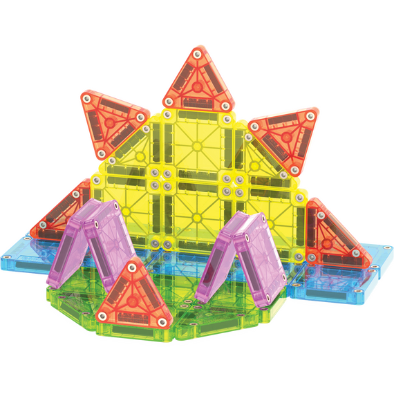 Magna-Tiles - Travel Set Deluxe™ 55 Piece Set (90365) / Toys