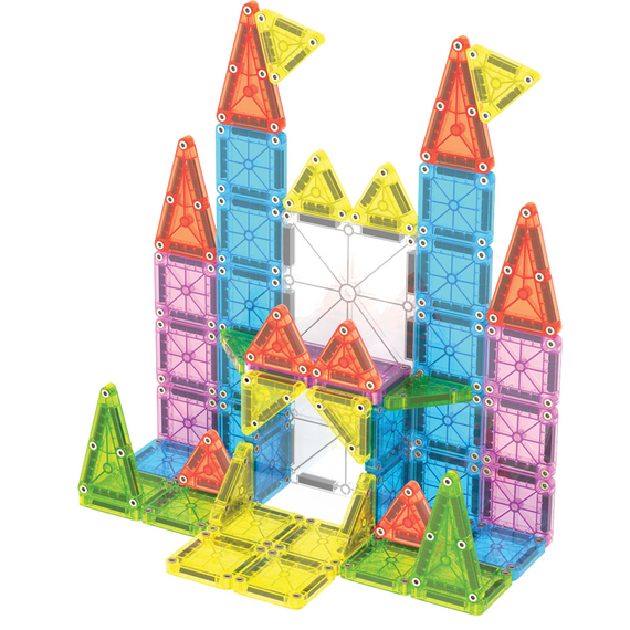 Magna-Tiles - Travel Set Deluxe™ 55 Piece Set (90365) / Toys