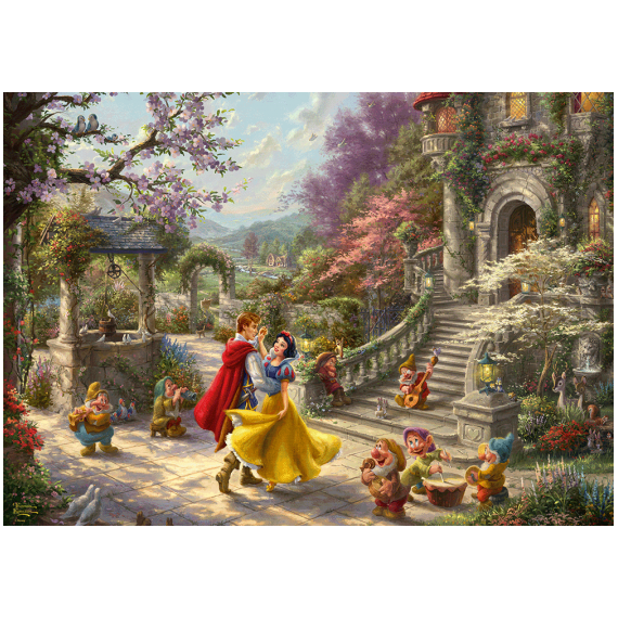 Schmidt - Thomas Kinkade: Disney - Dancing with the prince (1000 pieces) (SCH6255) / Toys |  Techbox