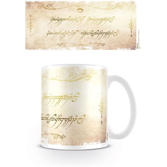 THE LORD OF THE RINGS (RING INSCRIPTION) MUG / Fan Shop and Merchandise |  Techbox