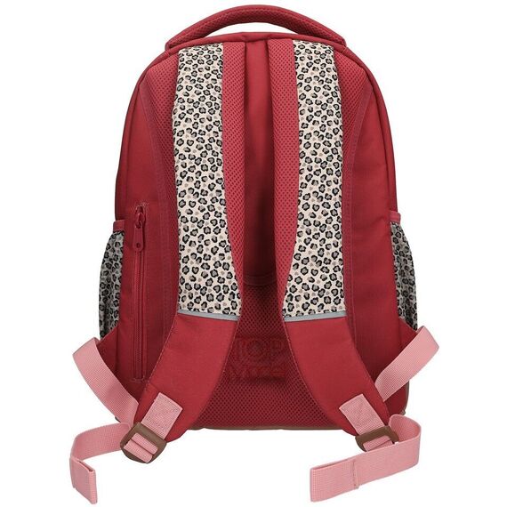 TOPModel - School Backpack LEOHEART - Pink, Berry Red, Brown / Toys |  Techbox