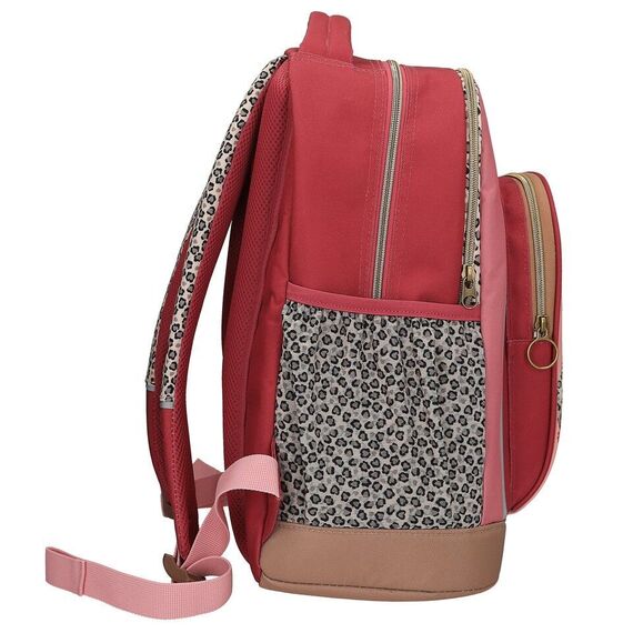 TOPModel - School Backpack LEOHEART - Pink, Berry Red, Brown / Toys |  Techbox