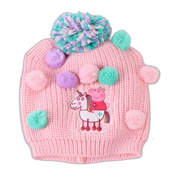Peppa Pig winter set snood hat gloves