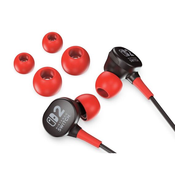 PowerA Wired Earbuds for Nintendo Switch 2- Black / Nintendo Switch 2 - Nintendo Switch 2 Accessories - Accessories for Consoles - Techbox
