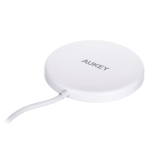AUEKY Aircore Magnetic LC-A1 Wireless magnetic charger QI USB-C 15W White | Techbox