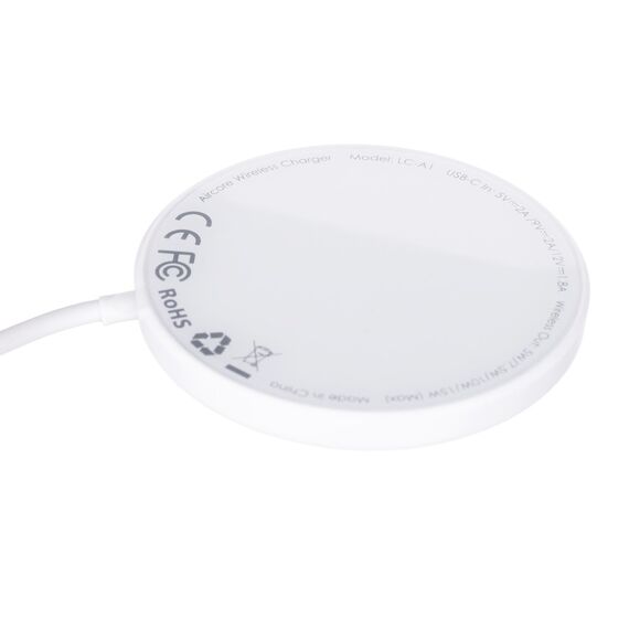 AUEKY Aircore Magnetic LC-A1 Wireless magnetic charger QI USB-C 15W White | Techbox