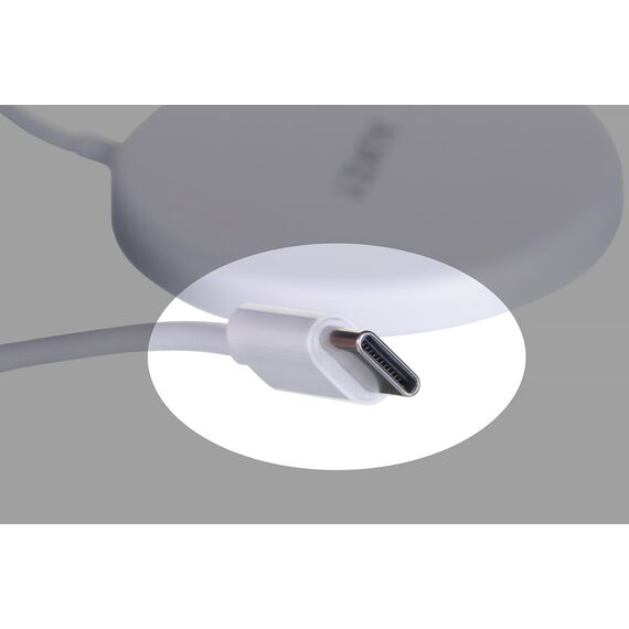 AUEKY Aircore Magnetic LC-A1 Wireless magnetic charger QI USB-C 15W White | Techbox