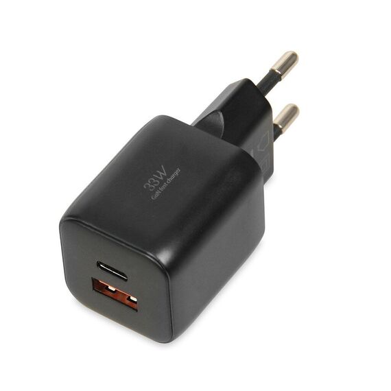 iBOX C-42 GaN PD33W Wall charger, Black - Travel Chargers - Smartphone Chargers - Techbox