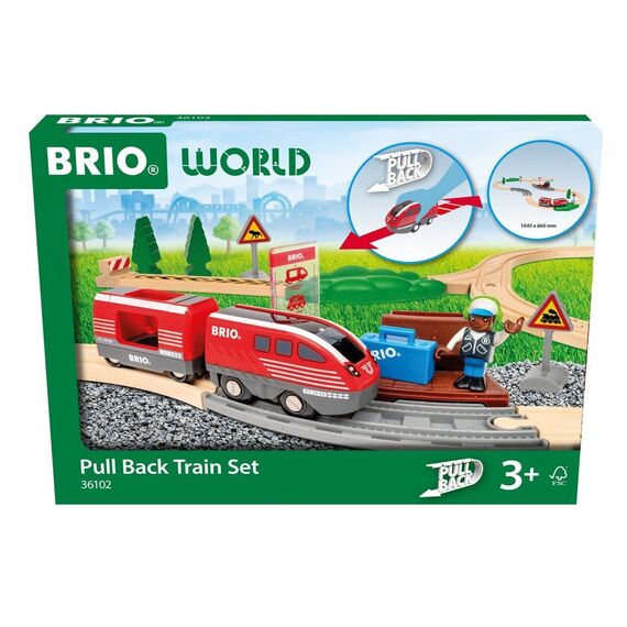 BRIO - Pull Back Train Set (36102) / Toys