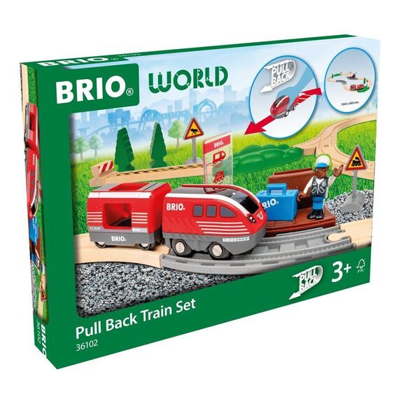 BRIO - Pull Back Train Set (36102) / Toys