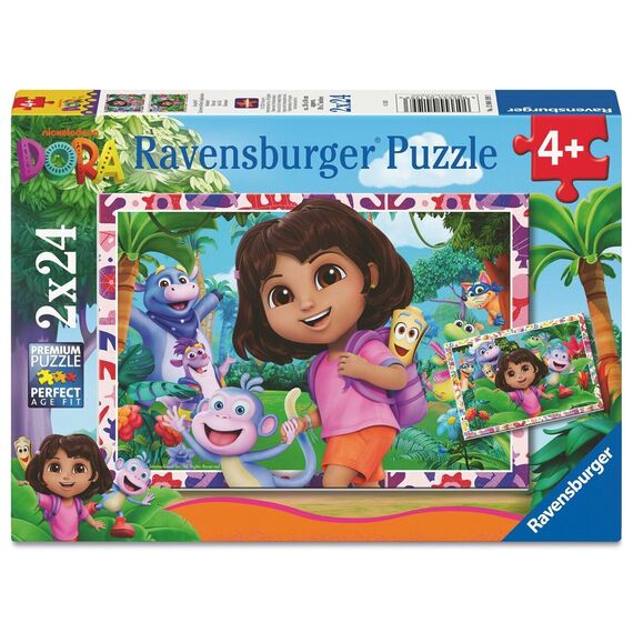 Ravensburger - Dora the Explorer 2x24p (12004199) / Toys |  Techbox