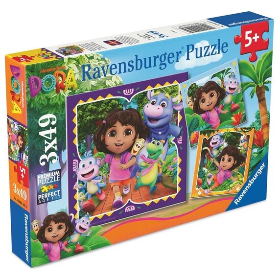 Ravensburger - Dora the Explorer 3x49p (12004197) / Toys |  Techbox