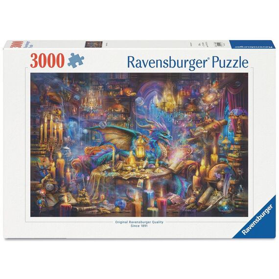 Ravensburger - Dragon’s Library 3000p (12001418) / Toys