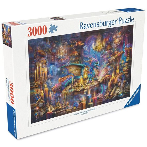 Ravensburger - Dragon’s Library 3000p (12001418) / Toys