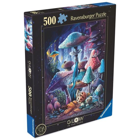 Ravensburger - Moonlight Mushrooms 500p glow (12001386) / Toys