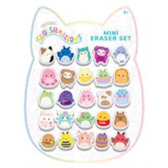 Squishmallows - Eraser Set 25 Pcs - (333-231675) / Toys - Merchandise Office Supplies - Various - Techbox