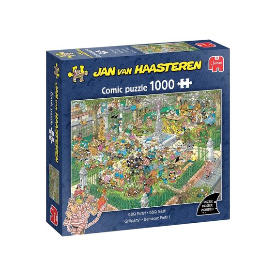 Jan Van Haasteren - BBQ Party! (1000 pieces) (1110100530) / Toys - Puzzles - Gifts - Techbox