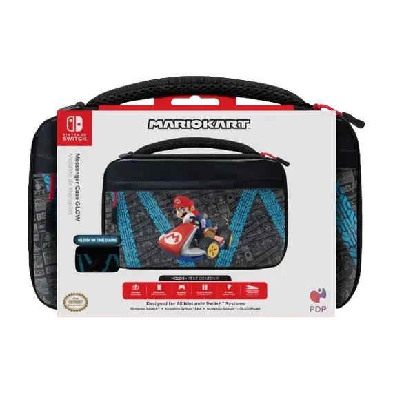 PDP Messenger GLOW Case Kart Drift Switch / Nintendo Switch