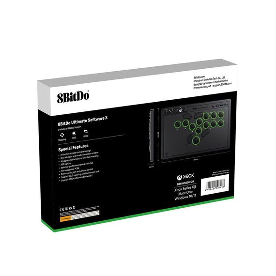 8Bitdo - Arcade Controller Xbox/PC - Black / Video Games and Consoles